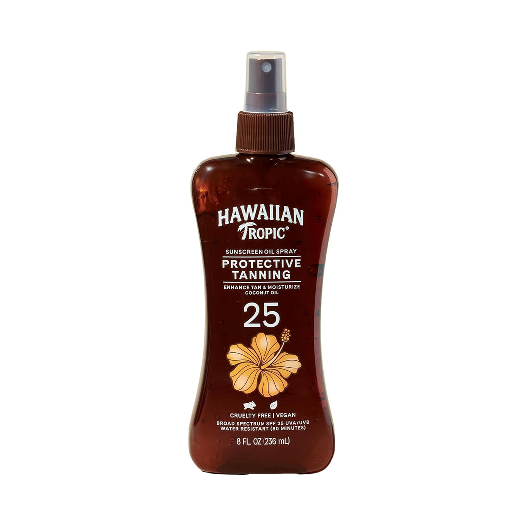 Protector solar, aceite Seco de bronceado Amplio SPF 25, 8 Onzas
