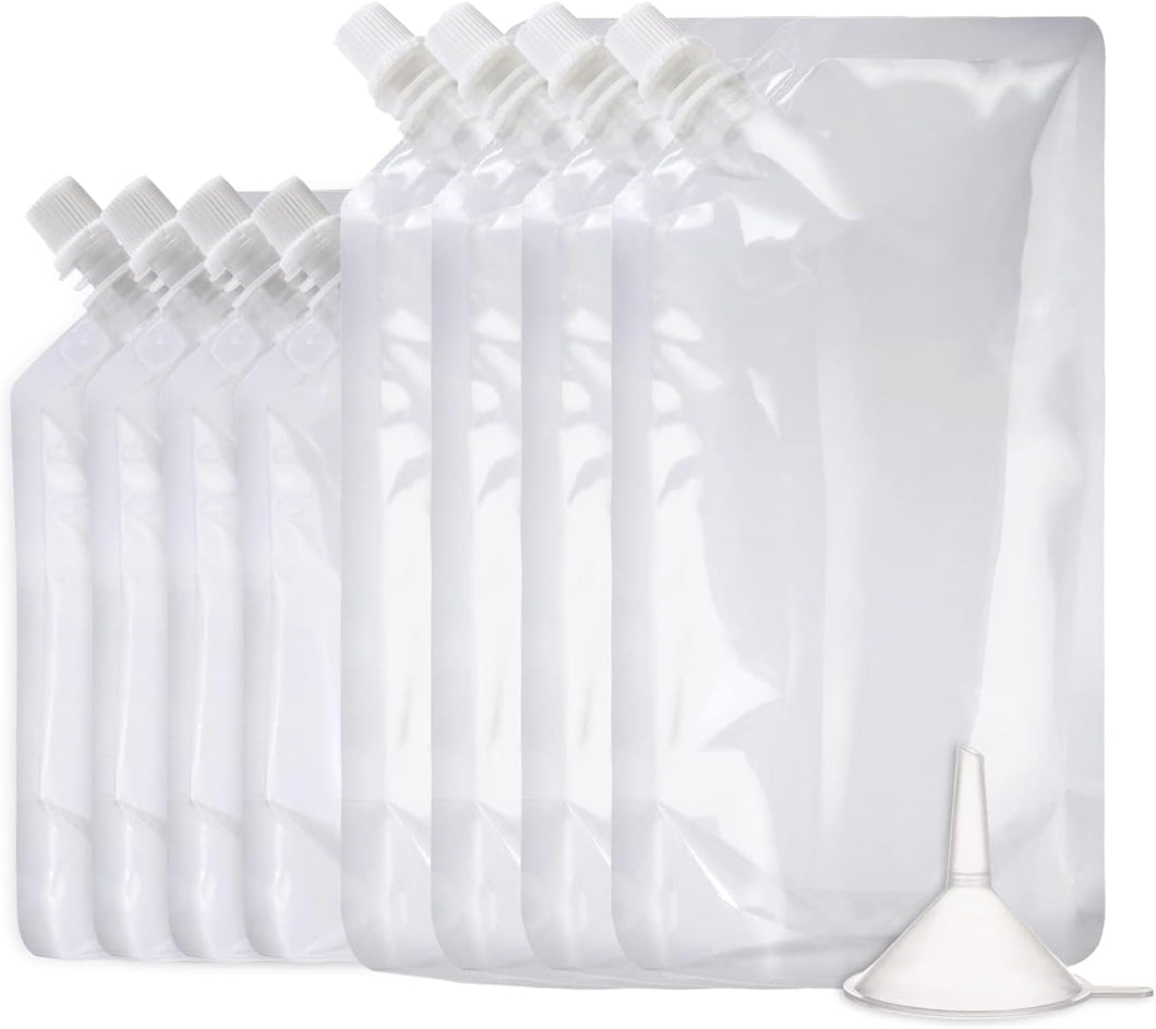 OHMAXHO Bolsas de alcohol para licor, bolsas de bebidas reutilizables para adultos