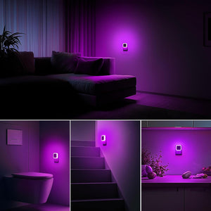 Luz nocturna, luces nocturnas enchufables a la pared, paquete de 4, luz  LN23