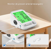 Cargar imagen en el visor de la galería, Monitor de presión arterial para uso doméstico, automática recargable ⚡
