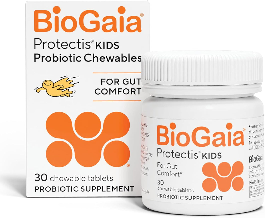 BioGaia, comprimidos masticables con probiótico, 30 unidades por caja, 46005, 1, 1