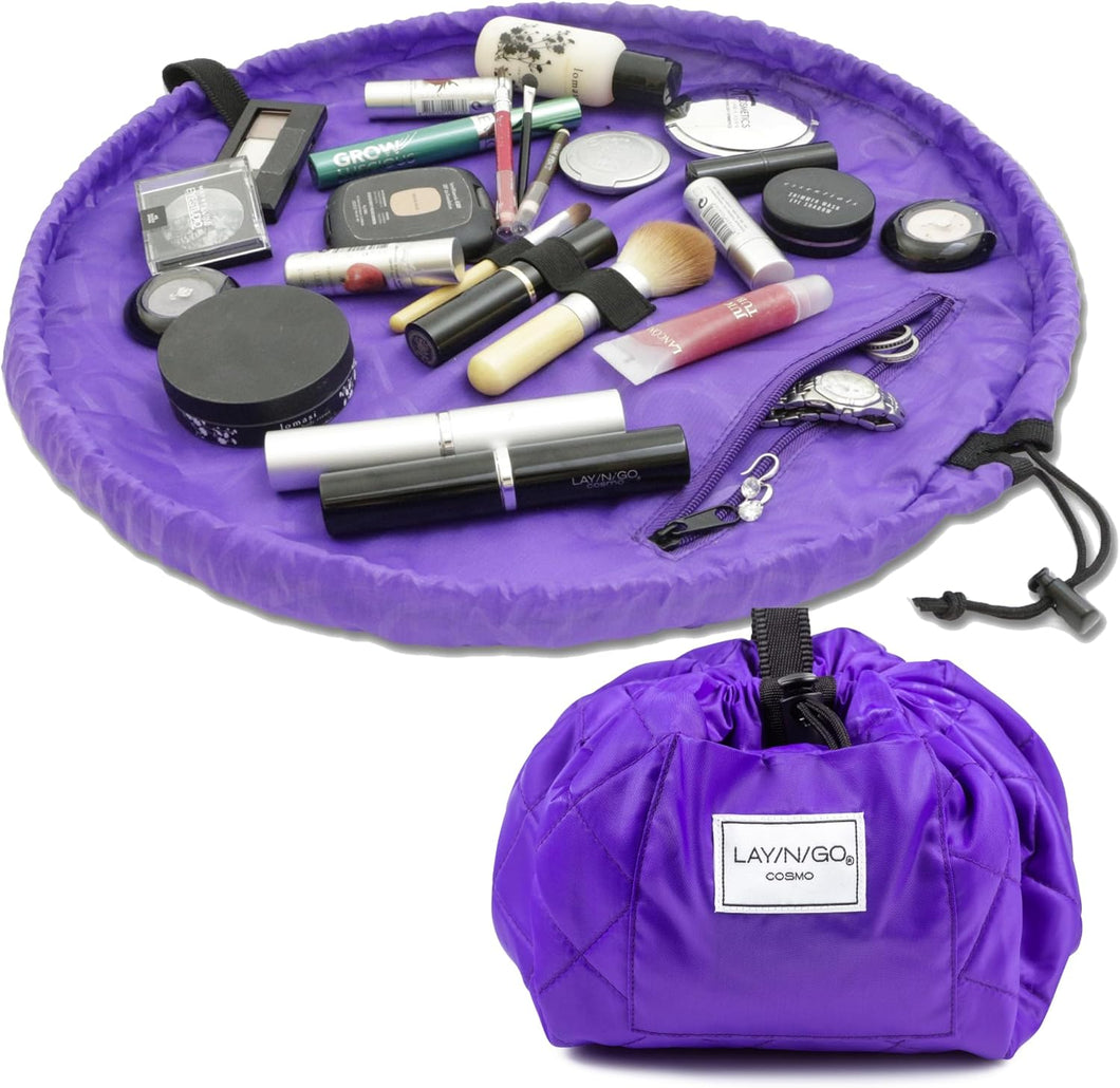 Organizador de maquillaje con cordón para viajes y uso diario con un diseño  A22 patentado y duradero