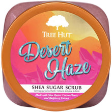 Cargar imagen en el visor de la galería, Tree Hut - Exfoliante de azúcar y karité, Desert Haze, 18 onzas, exfoliante ultrahidratante para un cuidado corporal nutritivo y esencial A19
