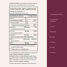 Cargar imagen en el visor de la galería, Gomitas con biotina y vitaminas para el cabello, la piel y las uñas
