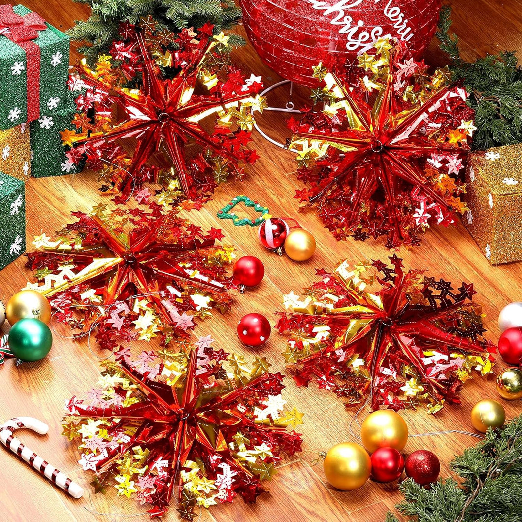 Xinnun 10 piezas de decoración de techo de Navidad A19