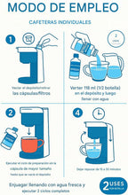 Cargar imagen en el visor de la galería, Descalcificador de cafetera 8oz 2 usos
