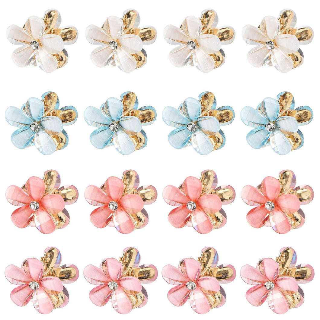 Pinzas pequeñas para el cabello de flores para mujer, A21