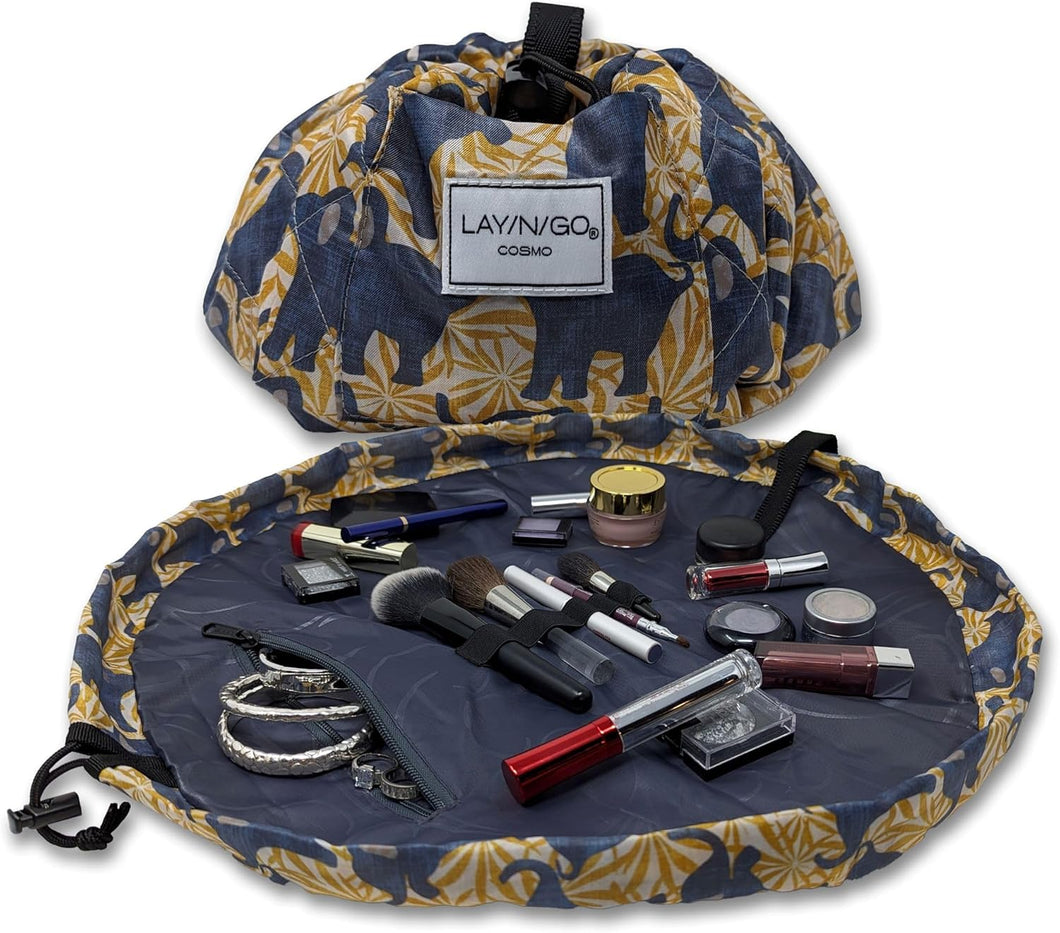 Organizador de cosméticos y maquillaje con cordón a22, bolsa de aseo para viajes