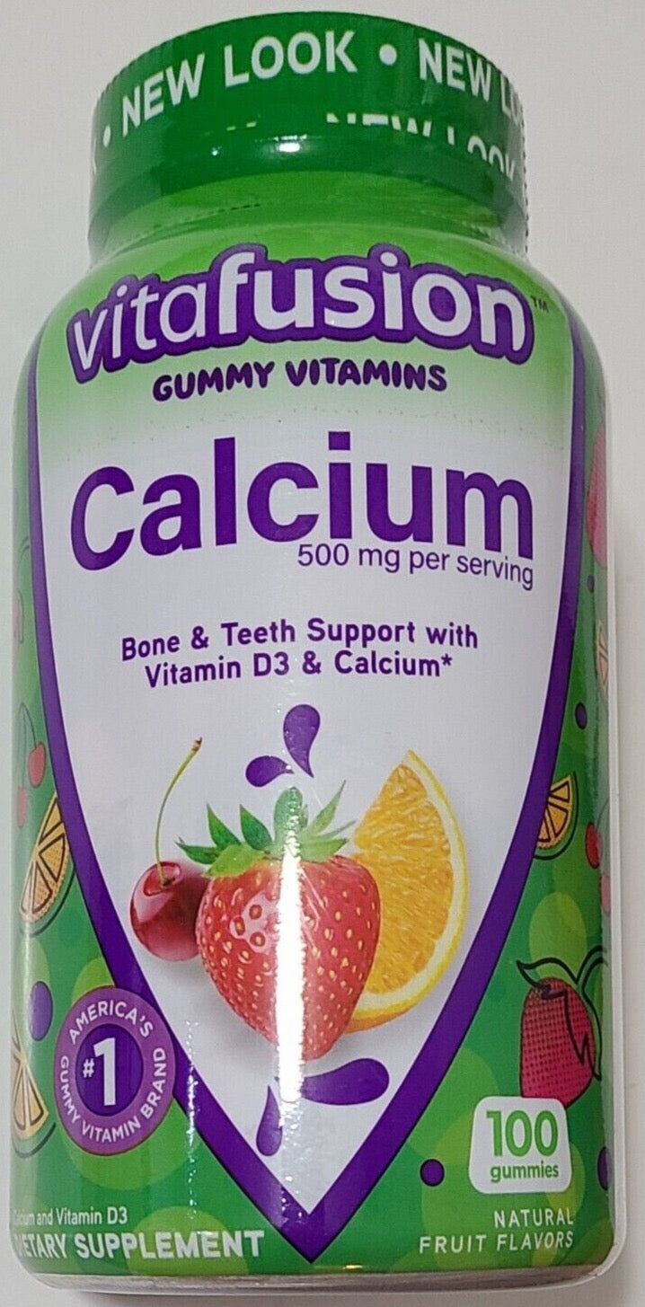 Calcio 500 mg con D3- gomosas para adultos, 100 unidades