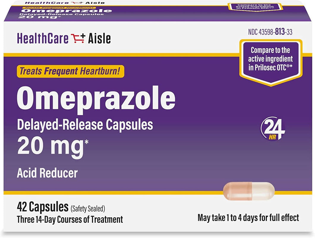 Omeprazol 20 mg, 42 cápsulas de liberación retardada a24