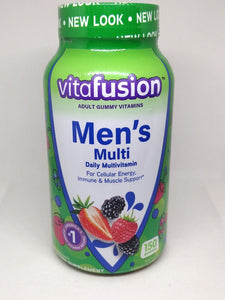 Vitafusion multivitaminas para hombres, 150 gomitas