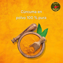 Cargar imagen en el visor de la galería, Polvo de raíz de cúrcuma molida con alto contenido de curcumina  7 oz
