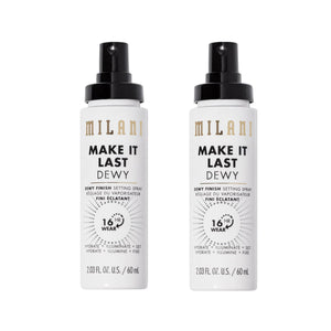 Milani Make It Last Dewy - Spray fijador de acabado húmedo