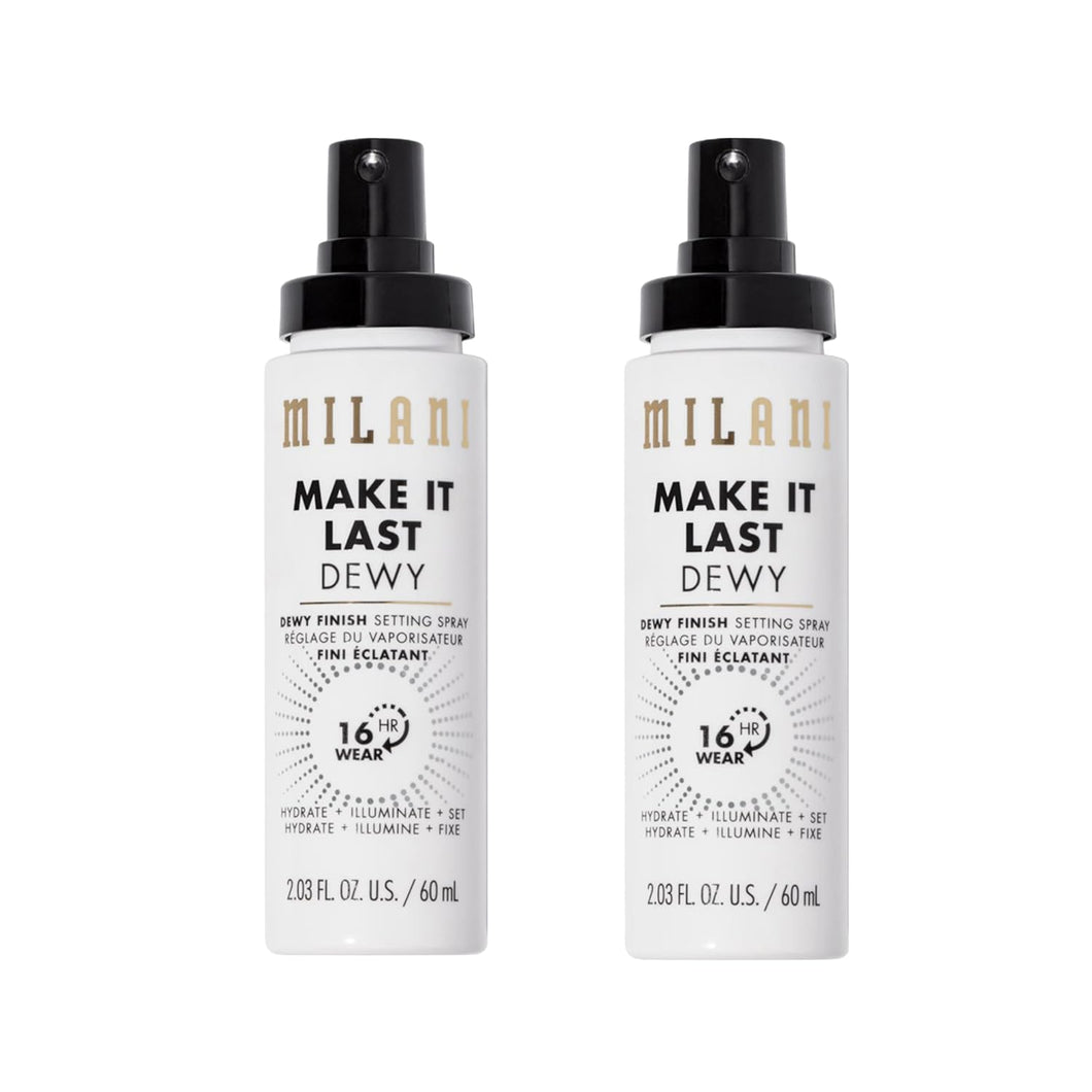 Milani Make It Last Dewy - Spray fijador de acabado húmedo