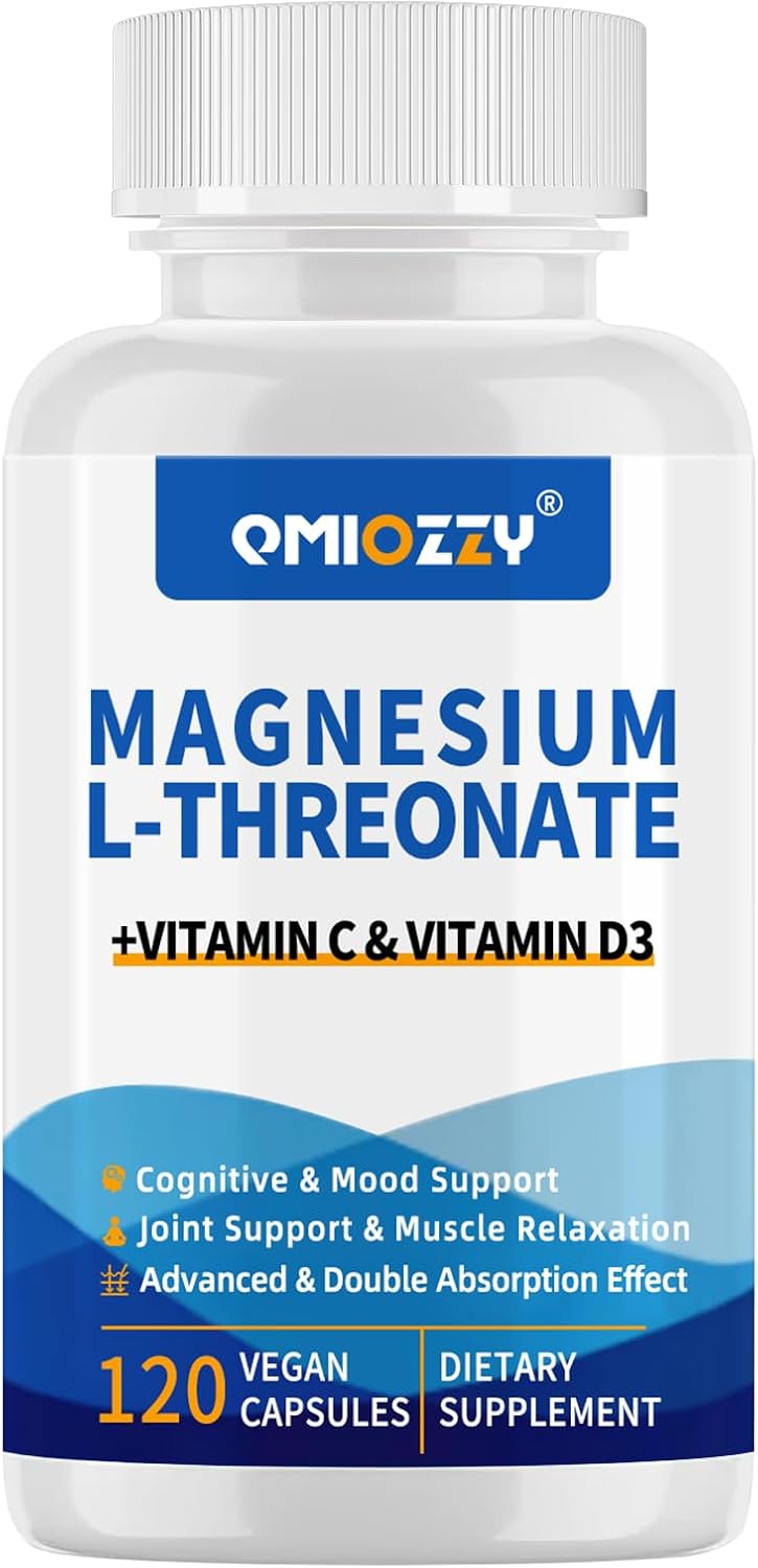 L-treonato de magnesio 2000 mg, 120 cápsulas