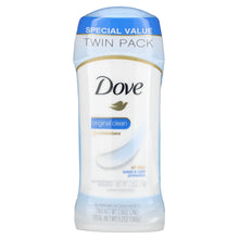 Cargar imagen en el visor de la galería, Desodorante antitranspirante Dove, Fragancia original, 2.6 oz
