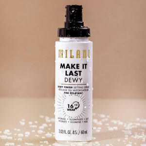 Milani Make It Last Dewy - Spray fijador de acabado húmedo