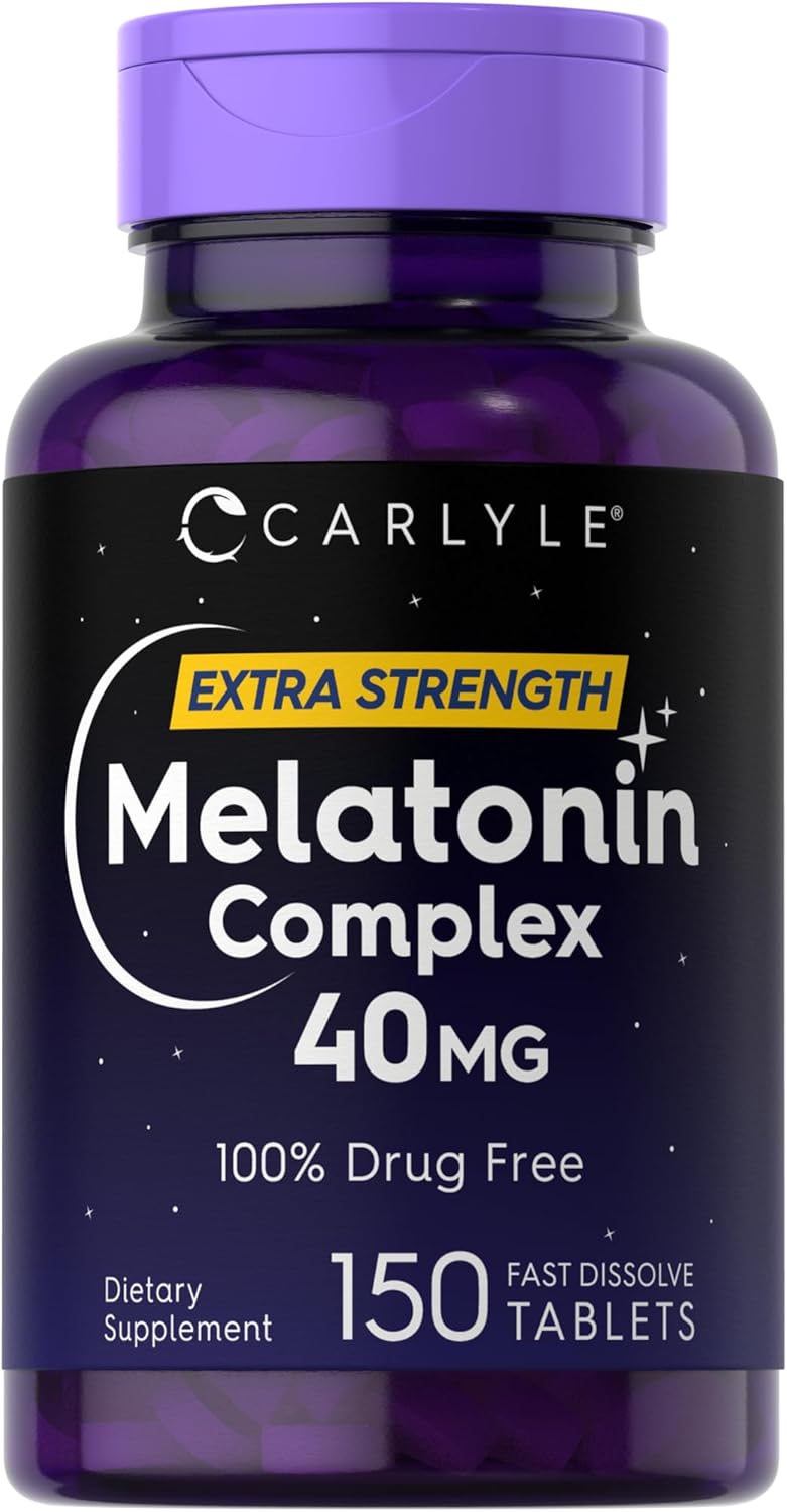 Melatonina de 40 mg 150 tabletas de disolución rápida
