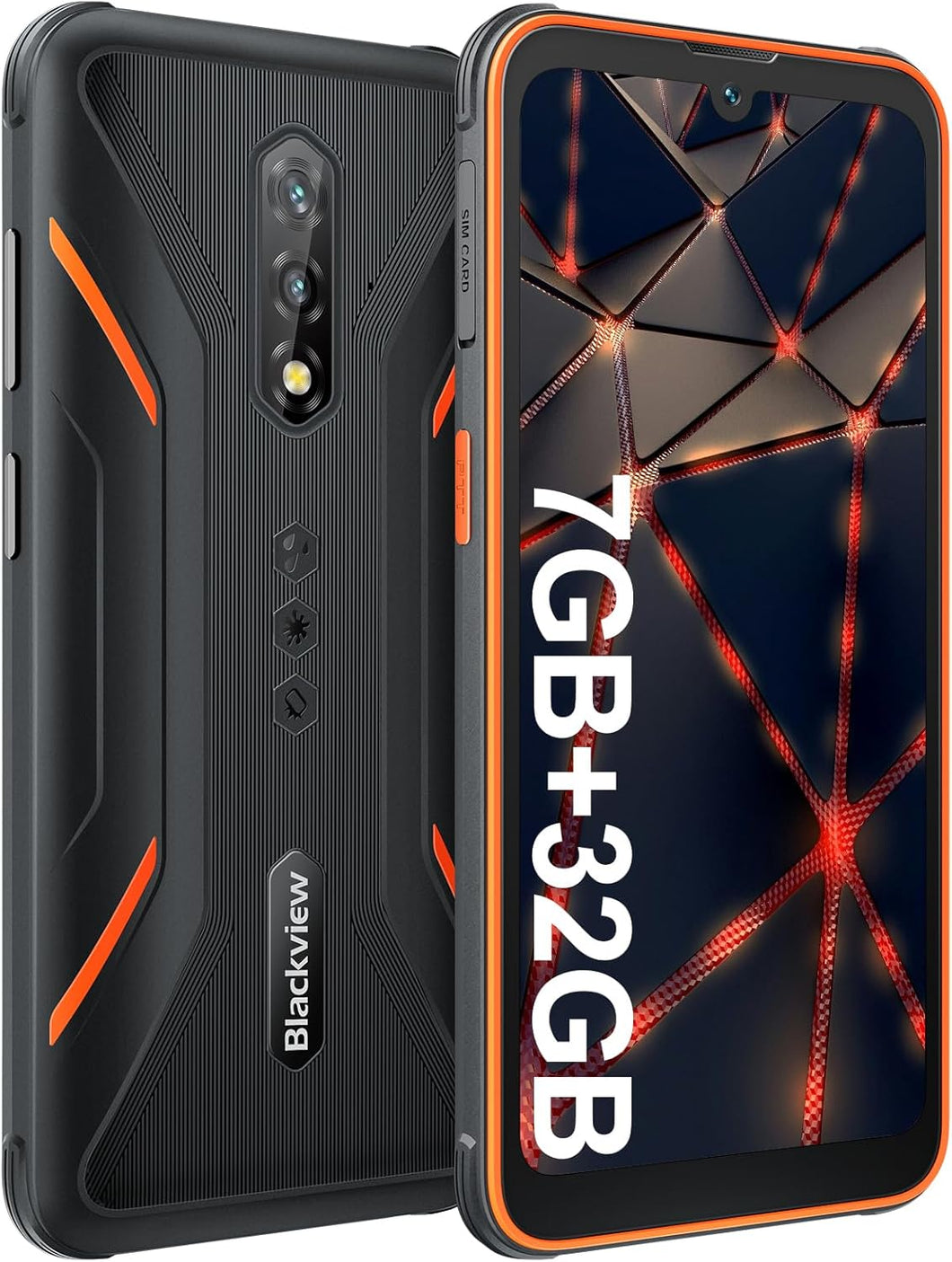 Teléfono resistente 6.1 pulgadas 13MP cámara