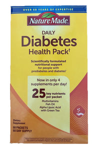 Paquete diario de salud para la diabetes 30 paquetes