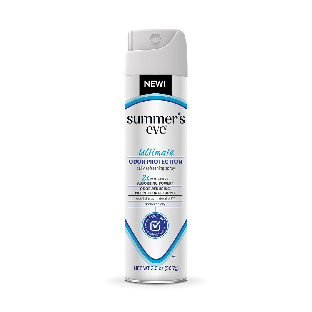 Summer's Eve, Ultimate Odor Control - Spray femenino para protección contra olores, A24