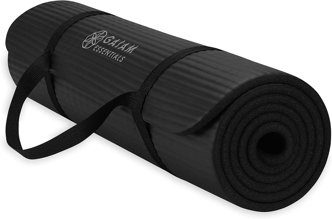 Gaiam Essentials Tapete de yoga grueso para acondicionamiento  a24
