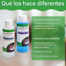 Cargar imagen en el visor de la galería, Kit de limpiador y descalcificador para cafetera
