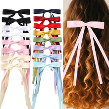 Cargar imagen en el visor de la galería, 16 lazos para el pelo para mujer, lazos para el pelo con cola larga, a22  pinzas para el cabello,
