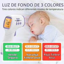 Cargar imagen en el visor de la galería, Termómetro de frente sin contacto
