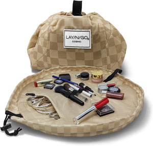 Organizador de cosméticos y maquillaje con cordón A22 , bolsa de aseo para viajes,