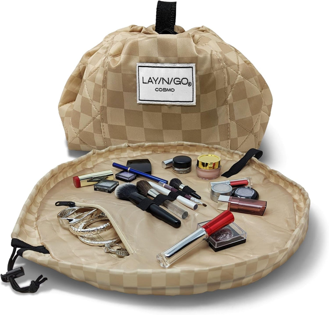 Organizador de cosméticos y maquillaje con cordón A22 , bolsa de aseo para viajes,