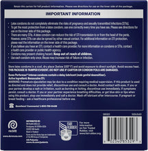 Cargar imagen en el visor de la galería, Condones de látex natural intenso de Durex Performax, ultra finos, corrugados, hechos con lubricante para retardar.
