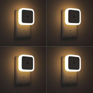 Sujeet Luz nocturna, luces nocturnas enchufables a la pared, paquete de 4 LN23