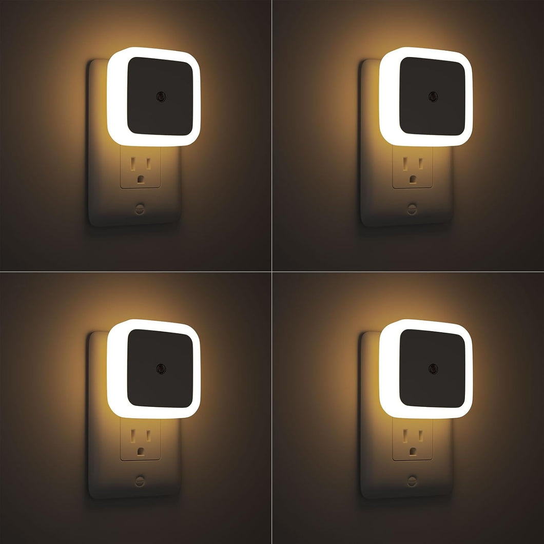 Sujeet Luz nocturna, luces nocturnas enchufables a la pared, paquete de 4 LN23