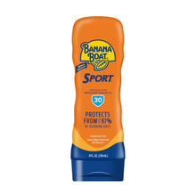 Cargar imagen en el visor de la galería, Bloqueador solar Banana Boat Sport SPF 30, 8 onzas
