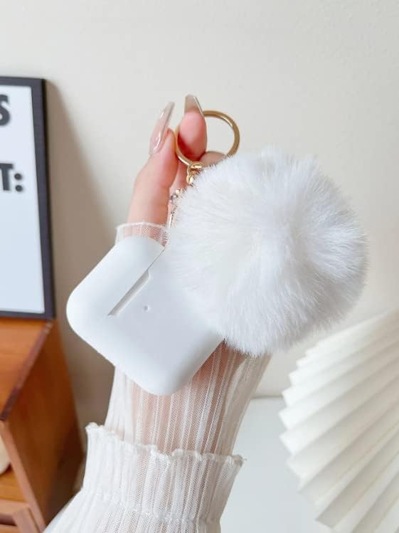 Estuche para Airpods con colgante de bola de felpa LN23