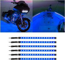 Cargar imagen en el visor de la galería, HZEL Tira de luces LED para carrito de golf, 6 piezas de CC 12 V IP67
