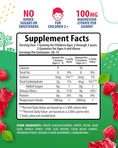 Gomitas de magnesio para niños y adultos – 100 mg a24