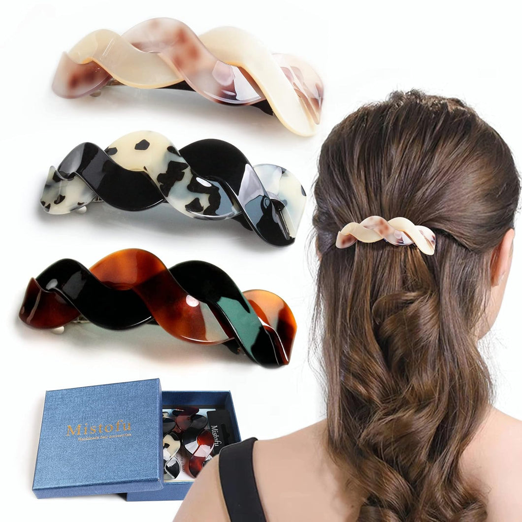 3 pasadores grandes para cabello grueso, A21