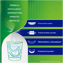 Cargar imagen en el visor de la galería, Tabletas limpiadoras antibacterianas blanqueadoras nocturnas Polident, 30 unidades

