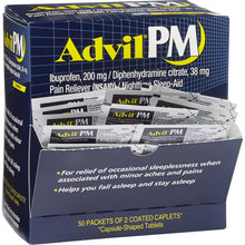 Cargar imagen en el visor de la galería, Advil PM Alivio del dolor y de fiebre nocturno (1 paquete de 2 cápsulas)
