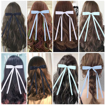Cargar imagen en el visor de la galería, Lazos para el pelo con colas largas, a22 clips y pasadores para accesorios de mujer

