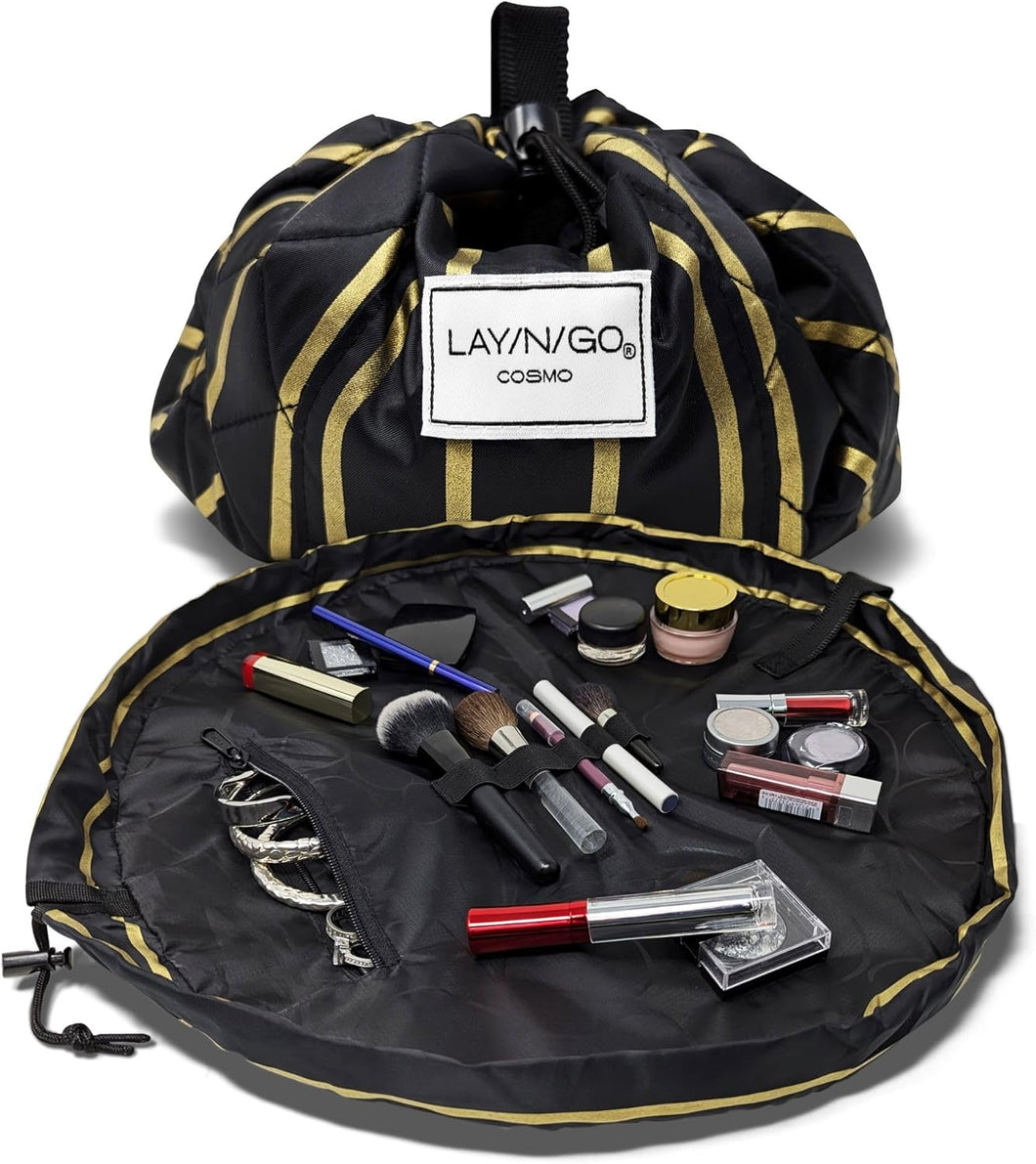 Bolsa de cosméticos con cordón y organizador de maquillaje, A22  bolsa de aseo para viajes,