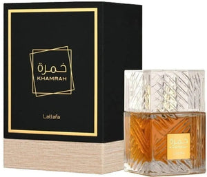 Perfume unisex Khamrah de Lattafa 3.4 oz
