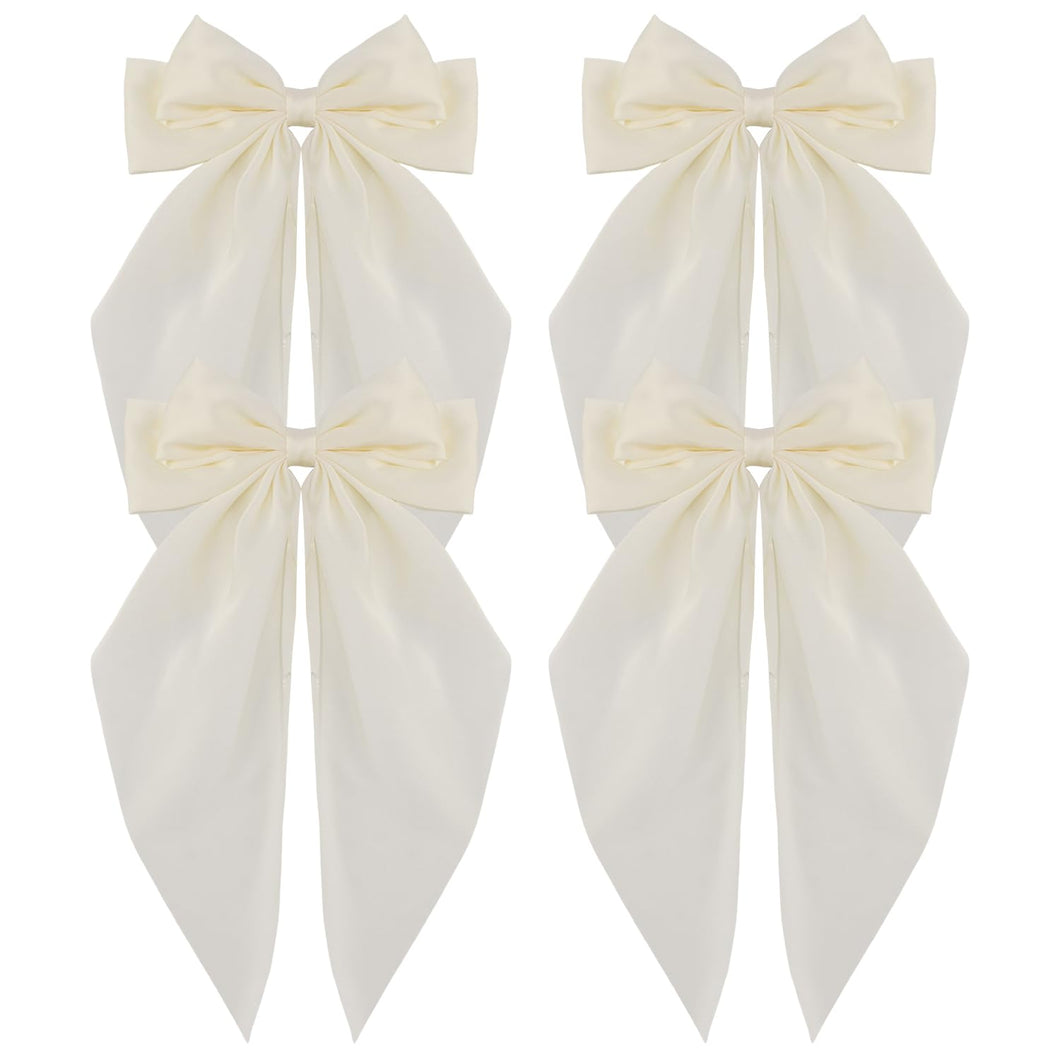 Accesorios para el cabello blanco A21  satinado para mujer