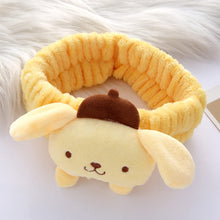 Cargar imagen en el visor de la galería, Diadema de spa Kawaii para lavar la cara, bonita diadema amarilla para maquillaje,  A22 lavado, fiesta,
