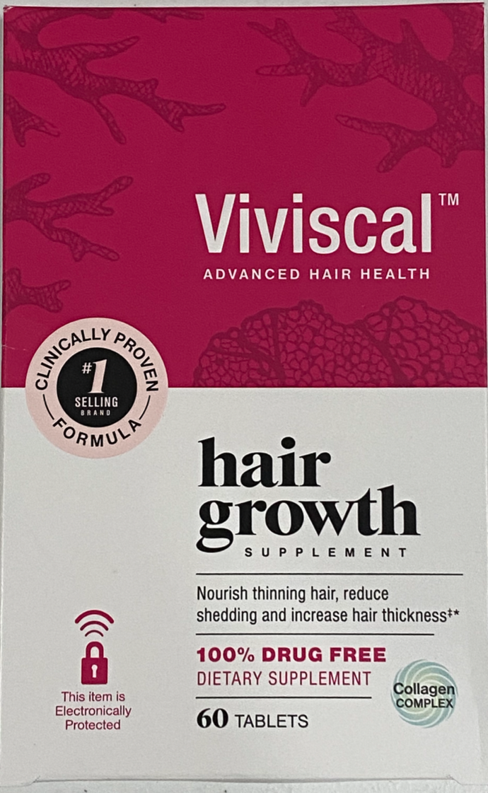 Viviscal Suplementos para el crecimiento del cabello (60 tabletas – 1 mes de suministro)