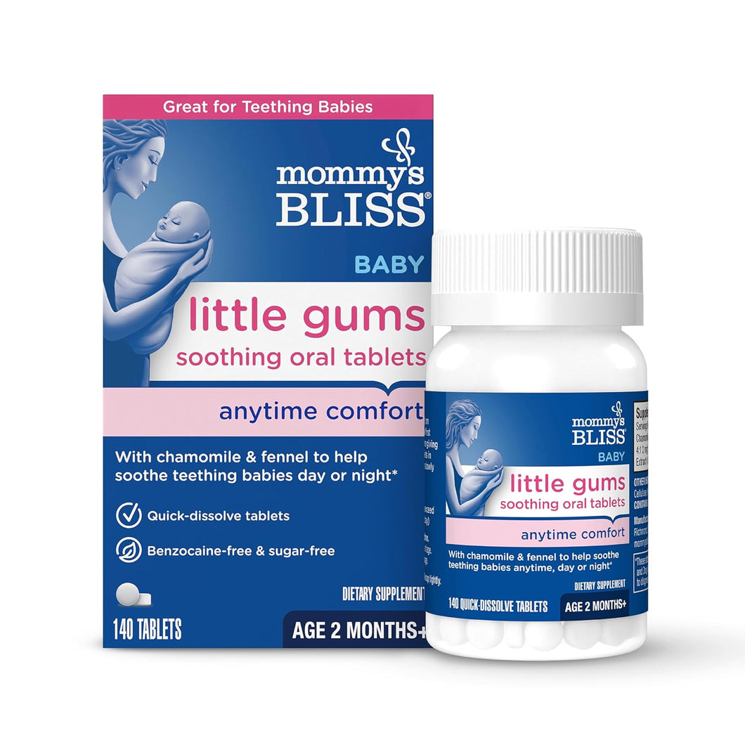 Mommy's Bliss Little Gums - Tabletas orales relajantes Q1