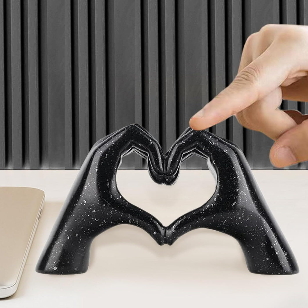 Decoración negra, escultura de manos A19