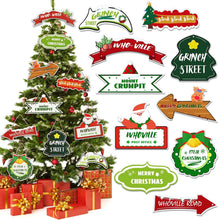 Cargar imagen en el visor de la galería, 20 adornos de árbol de Navidad para decoración de árbol de Navidad, decoraciones de árbol de Navidad para suministros de fiesta de Navidad de invierno, decoración del hogar interior A19
